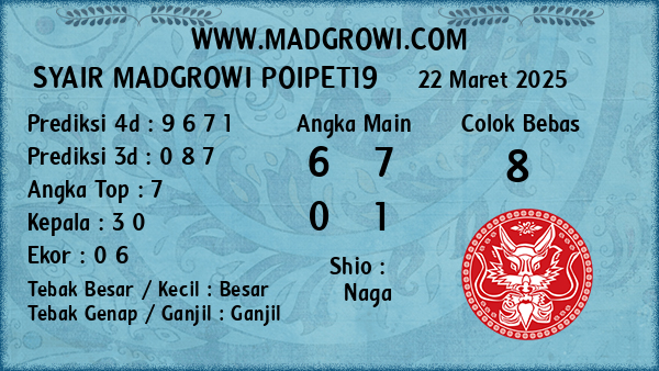 Prediksi Poipet19