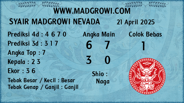 Prediksi Nevada